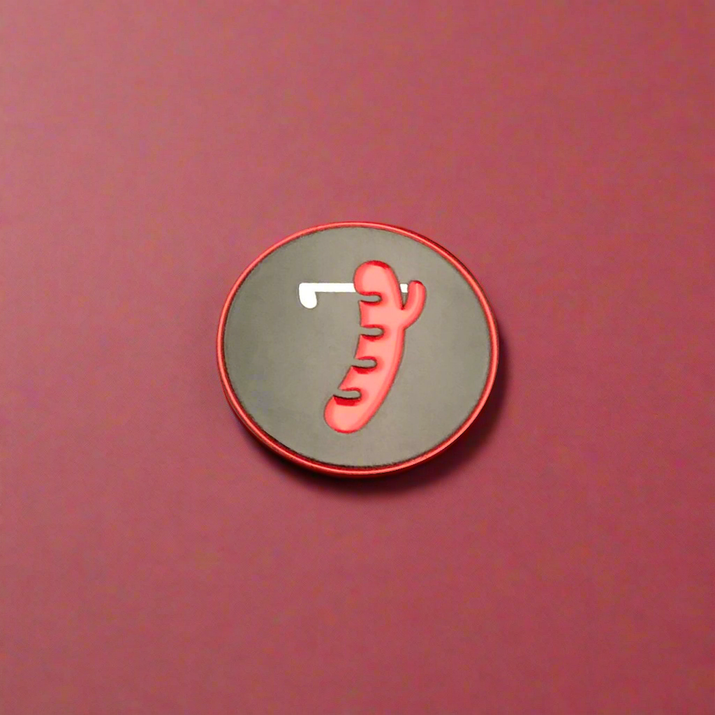 Glizzy Golf Marker - Red