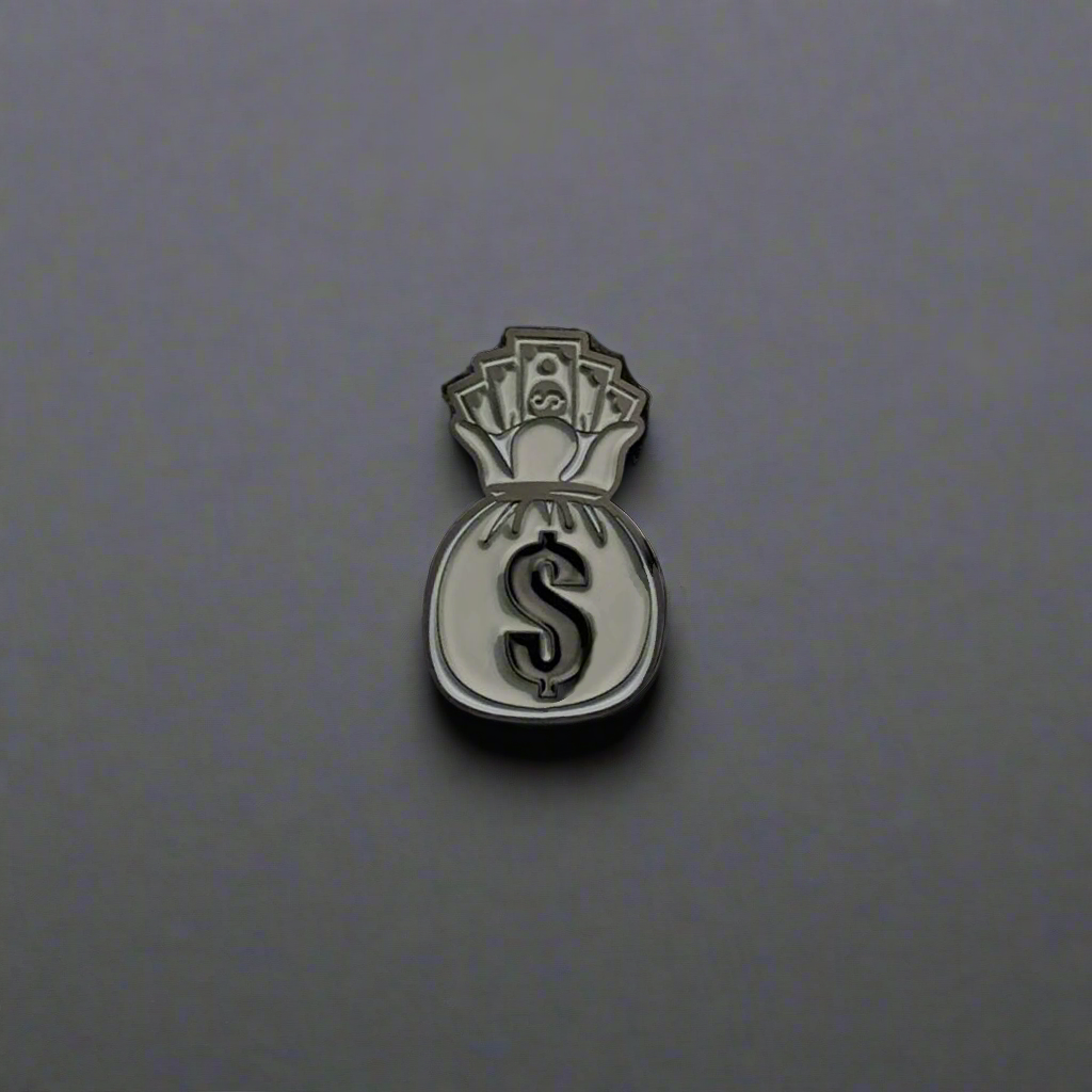 "Cash Me Out" Money Bag Ball Marker - Black