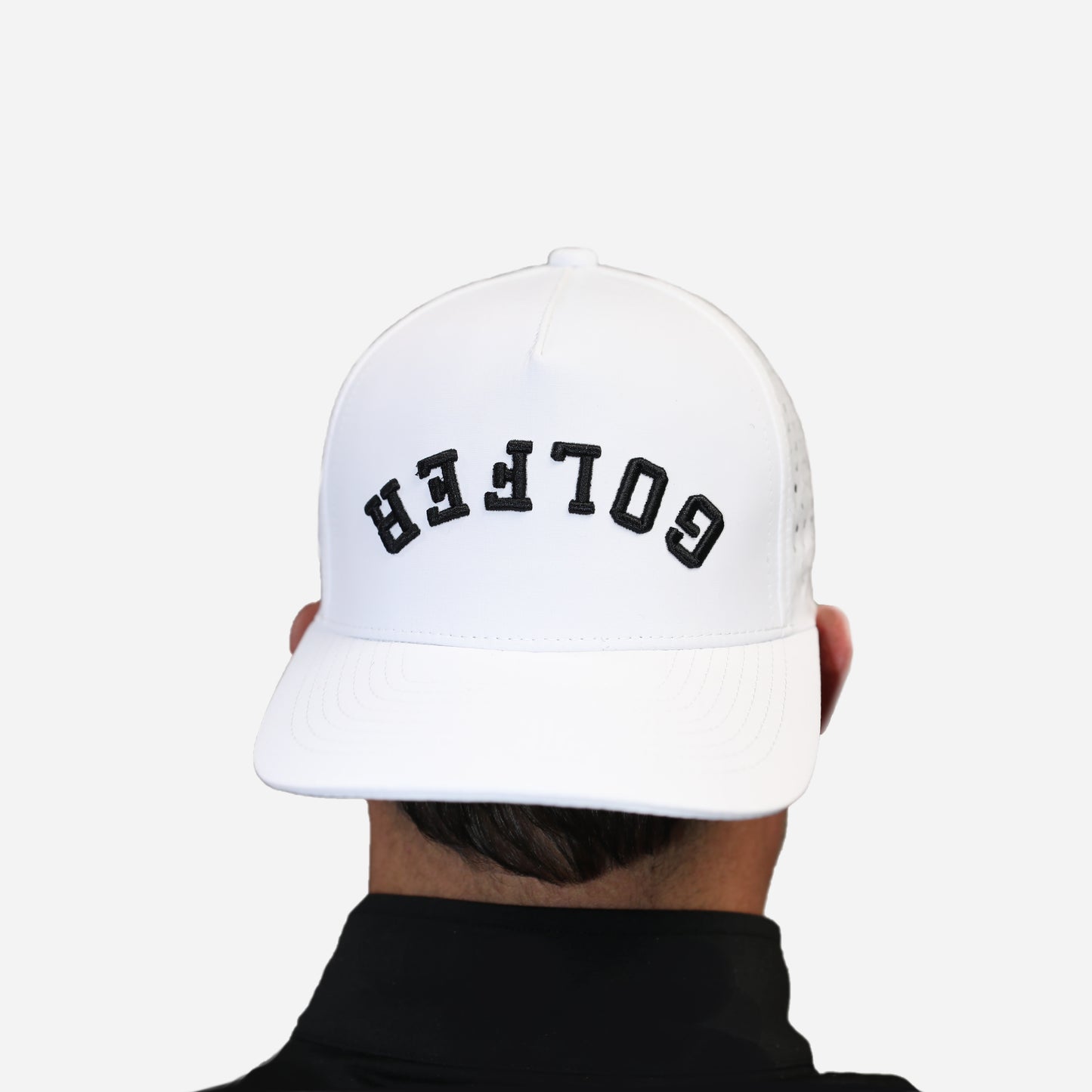 WHITE GOLFER HAT