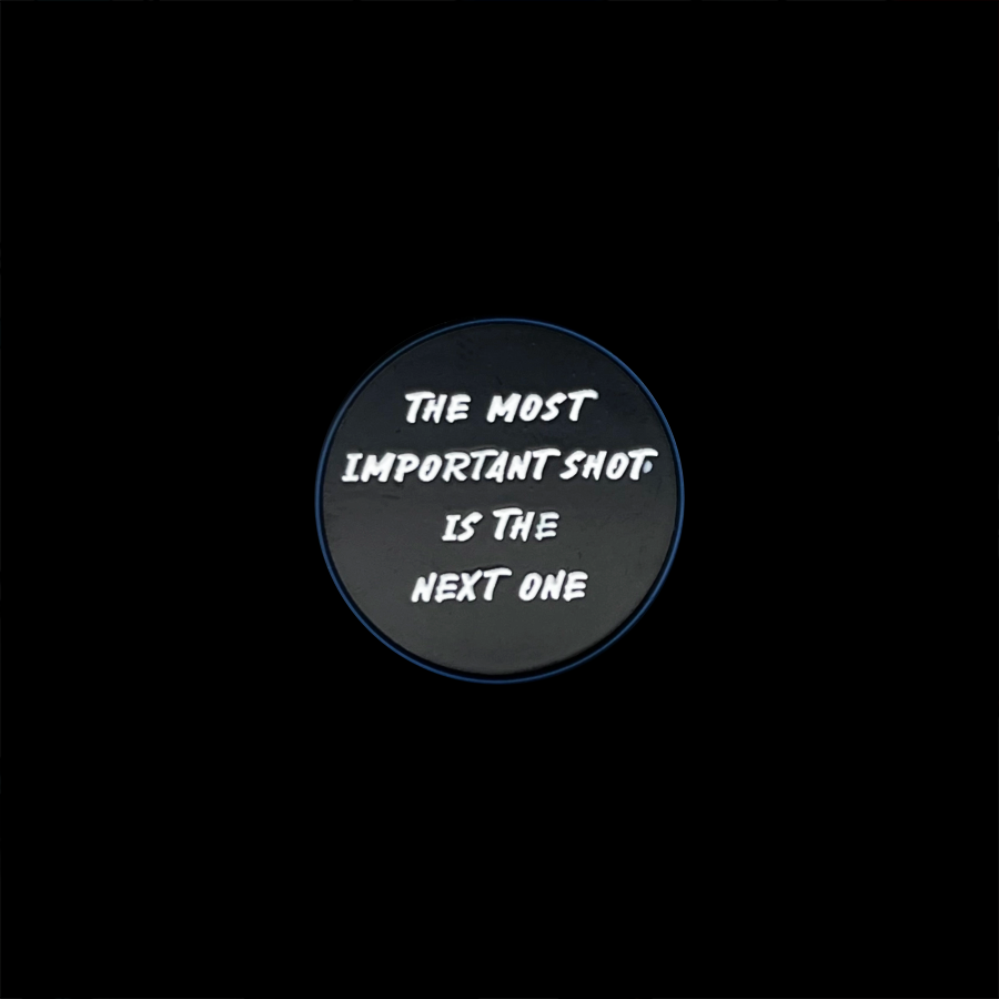Blue Spade Ball Marker