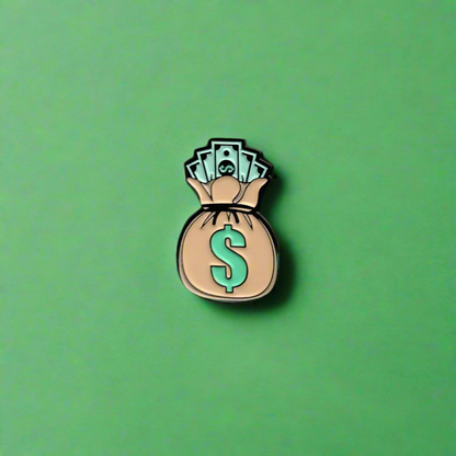 "Cash Me Out" Money Bag Ball Marker - Green