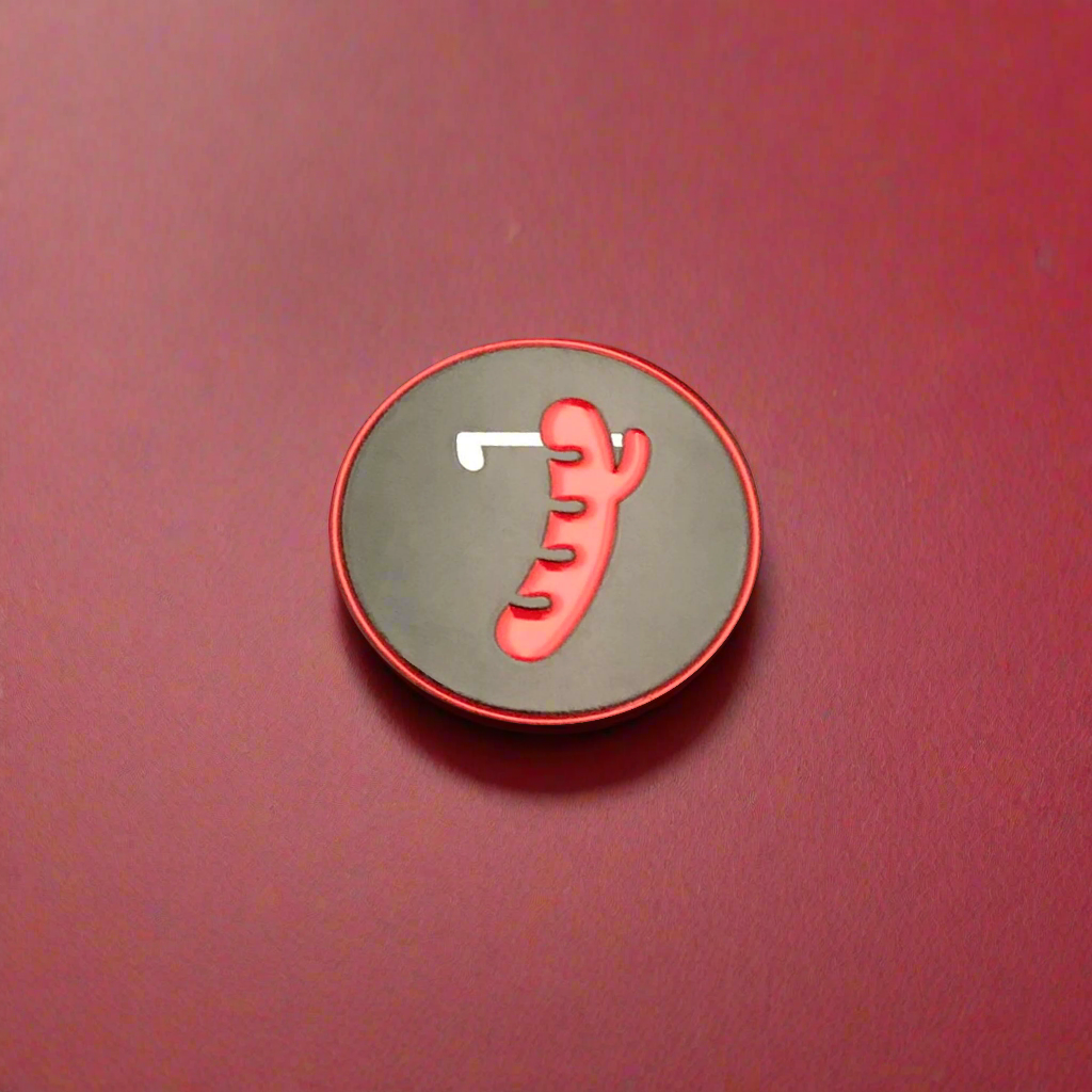 Glizzy Golf Marker - Red