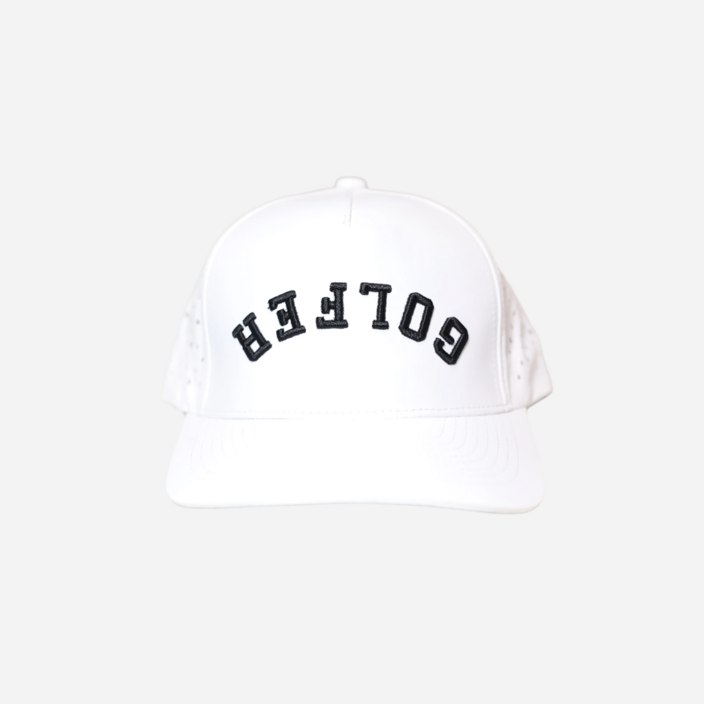 WHITE GOLFER HAT